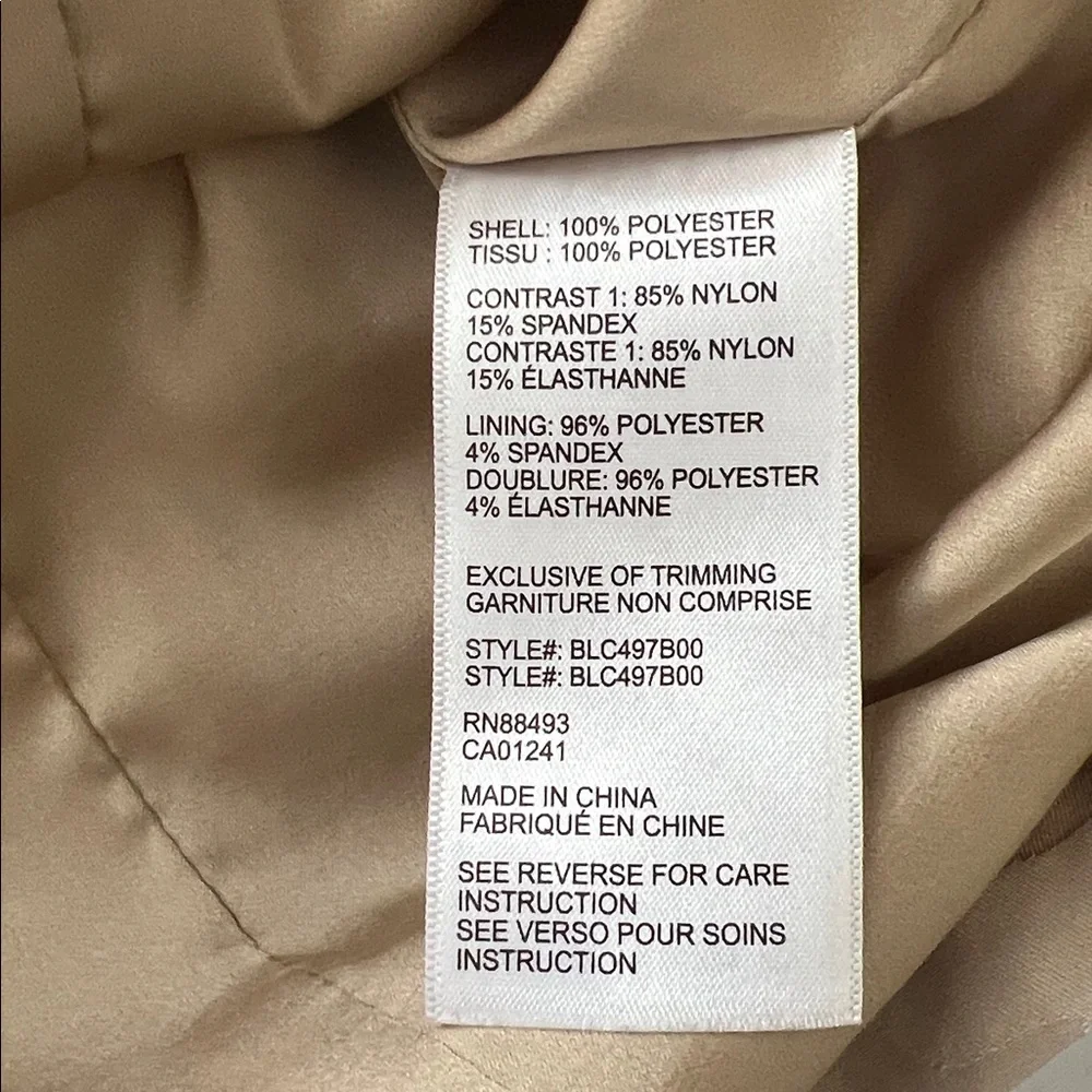 Blanc Noir Camo Anorak Jacket Hooded Pumice Stone Taupe Tan Size XS Reg. $229 - Picture 10 of 15